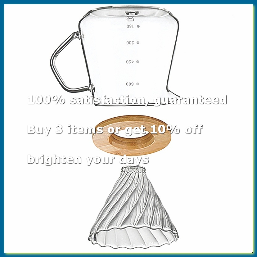 Coffee Maker - Set Caffettiera con Filtro e Supporto