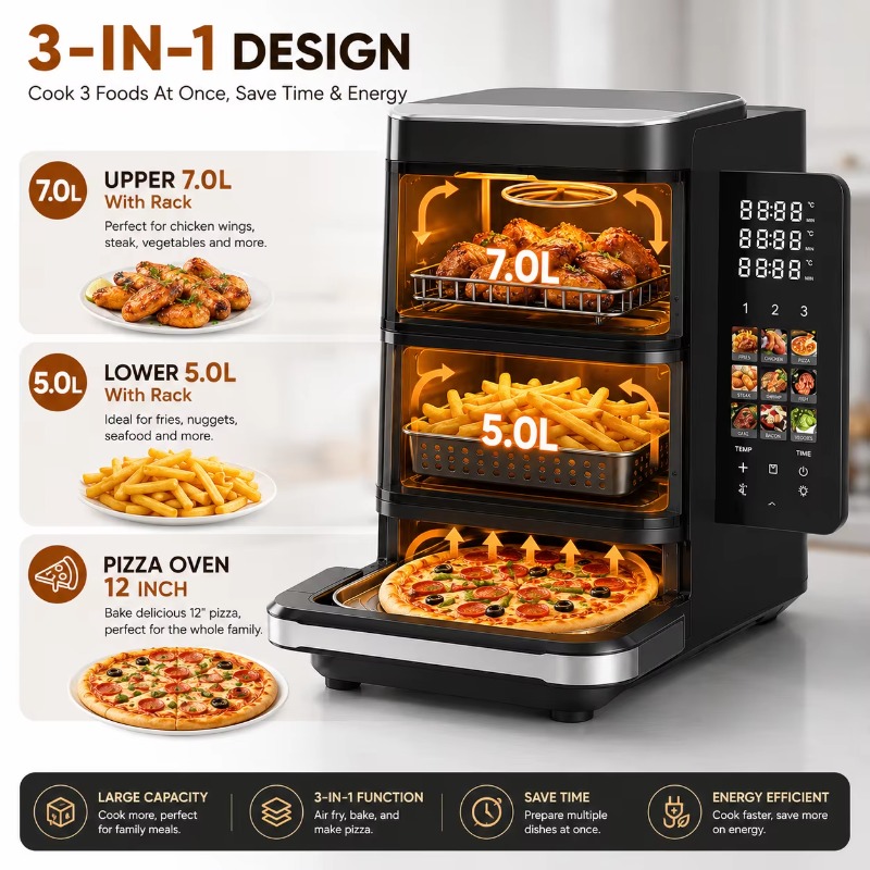 Friggitrice ad aria elettrica, - Air Fryer recensione e prezzo