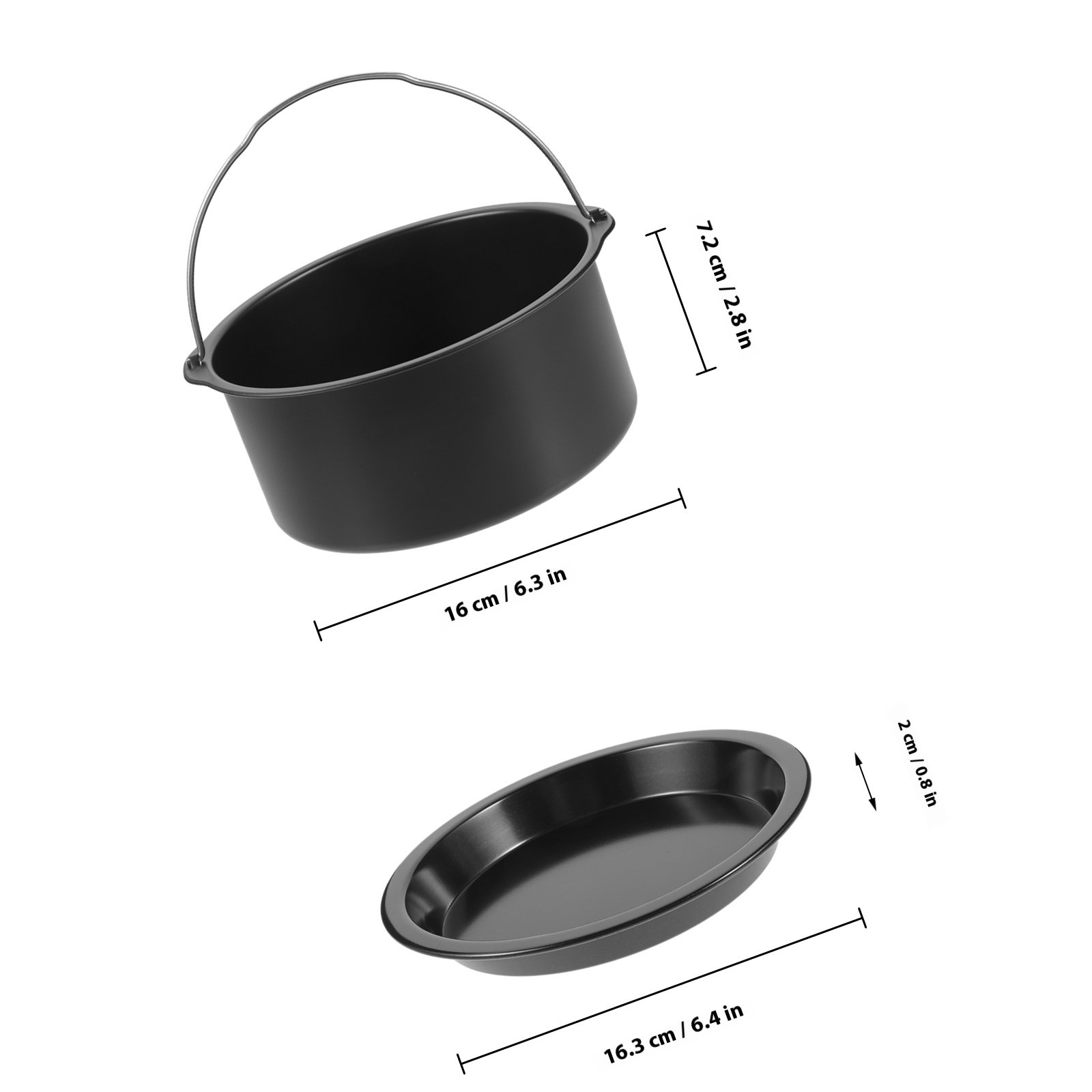 1 set di stampi per torte da u - Air Fryer recensione e prezzo