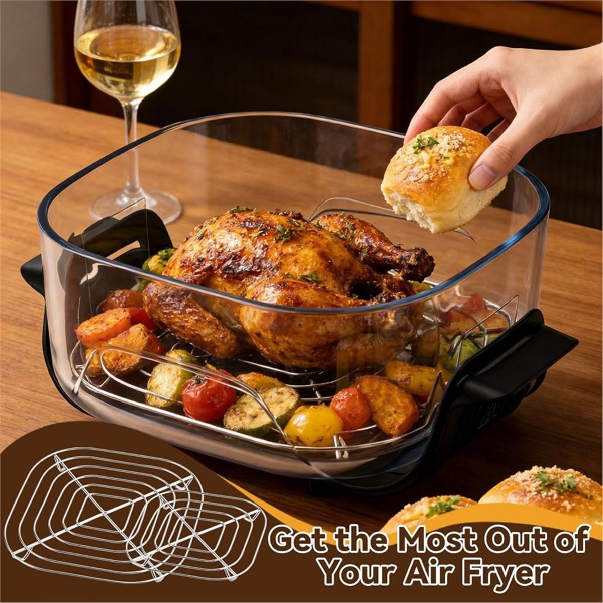 Aggiornamento. Set di 3 Grigli - Air Fryer recensione e prezzo