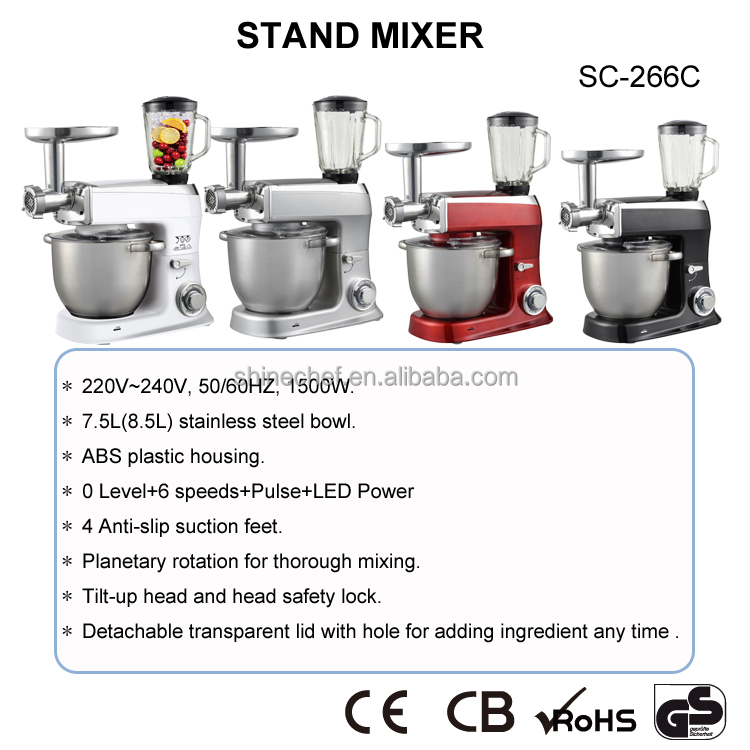 Impastatrice Elettrica 7.5L 8. - Stand Mixer recensione e prezzo