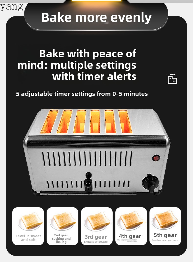 Tostapane commerciale YJQ a qu - Toaster recensione e prezzo